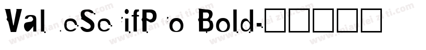 ValueSerifPro Bold字体转换